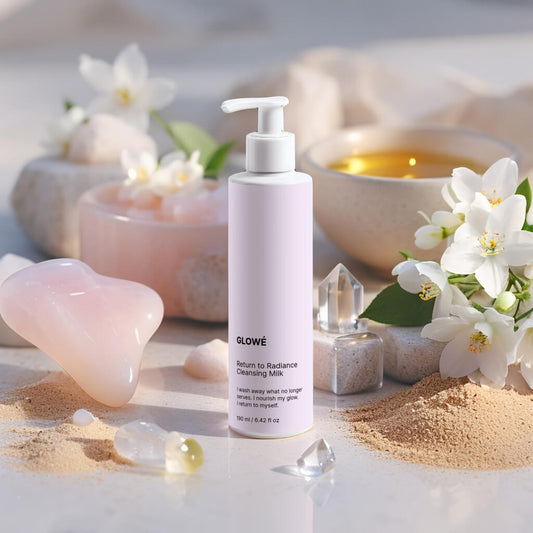 Return To Radiance Cleansing Milk - Softness restored. Calm awakened. Magnetic radiance returned.