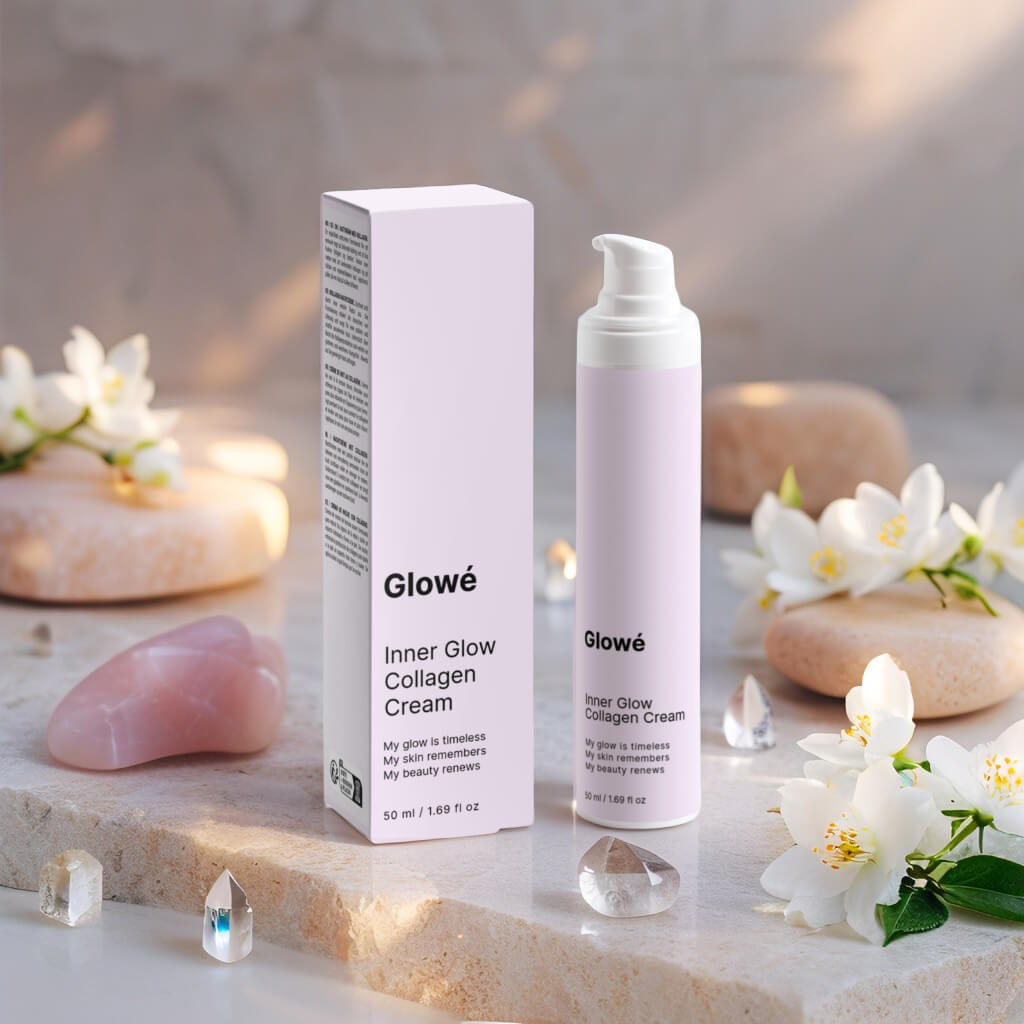 Glowé Collageen Herstel Crème | 24-uurs hydratatie en verstevigende kracht