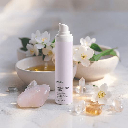 Timeless Glow Cream - Softens time. Reactivates magnetism. Restores your glow.