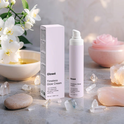 Timeless Glow Cream - Softens time. Reactivates magnetism. Restores your glow.