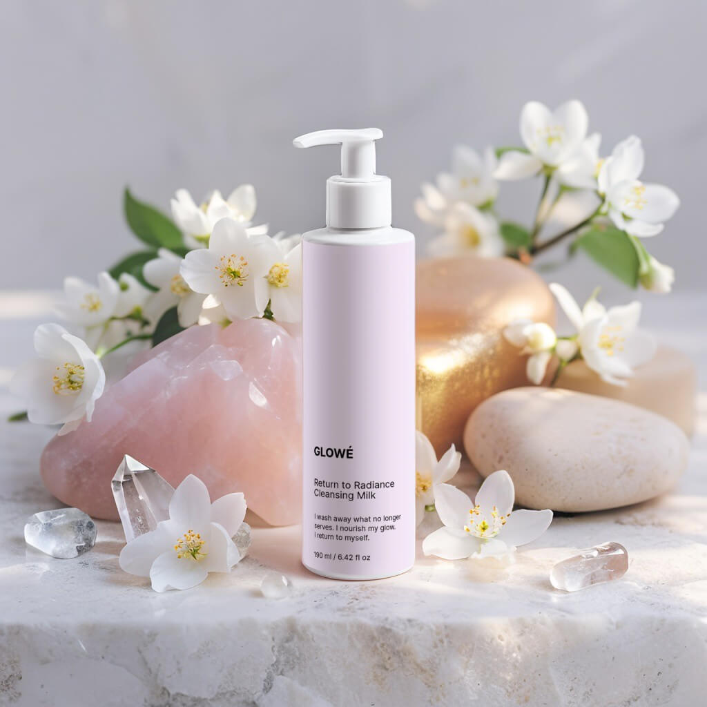Return To Radiance Cleansing Milk - Softness restored. Calm awakened. Magnetic radiance returned.